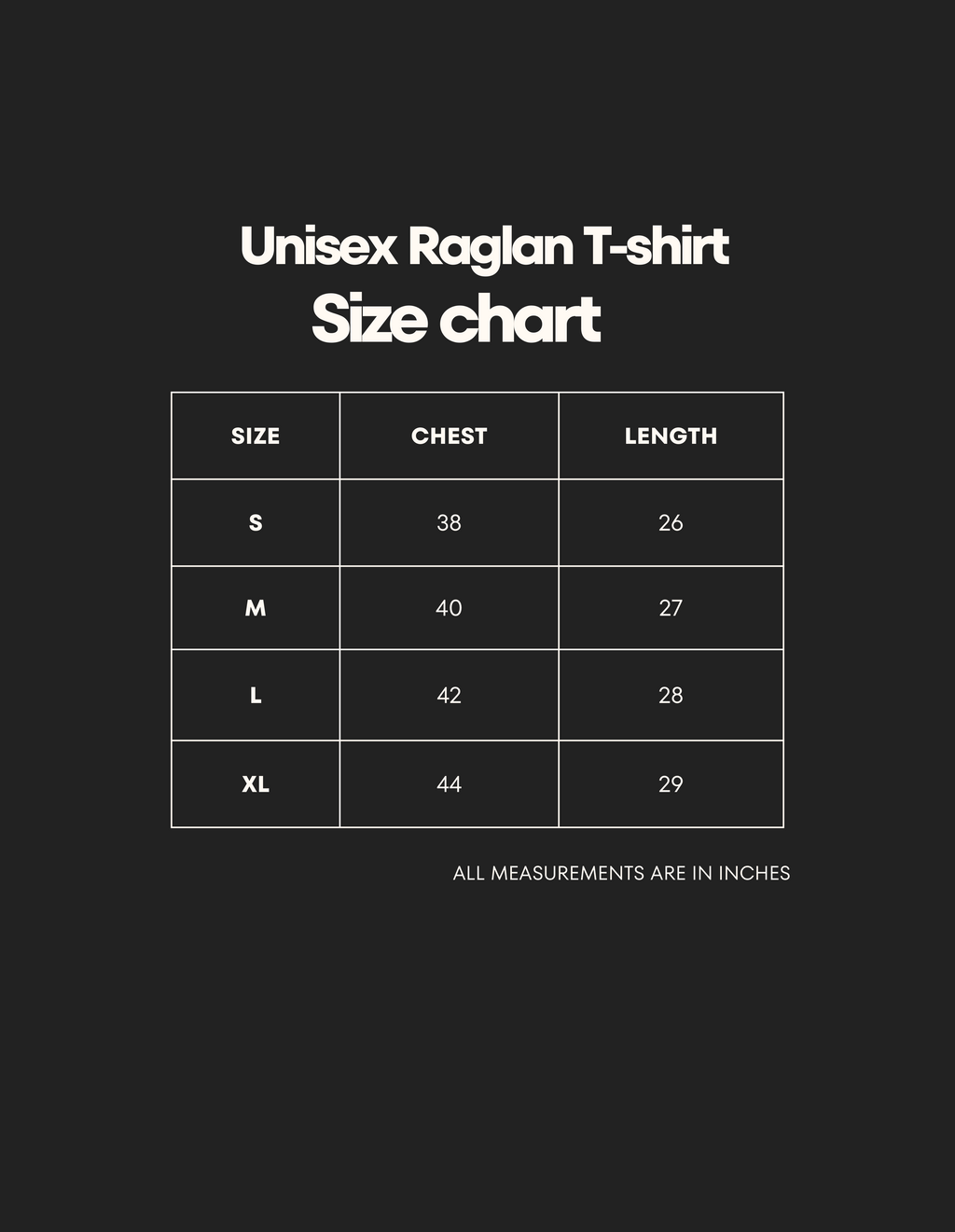 Unisex Raglan T-Shirt