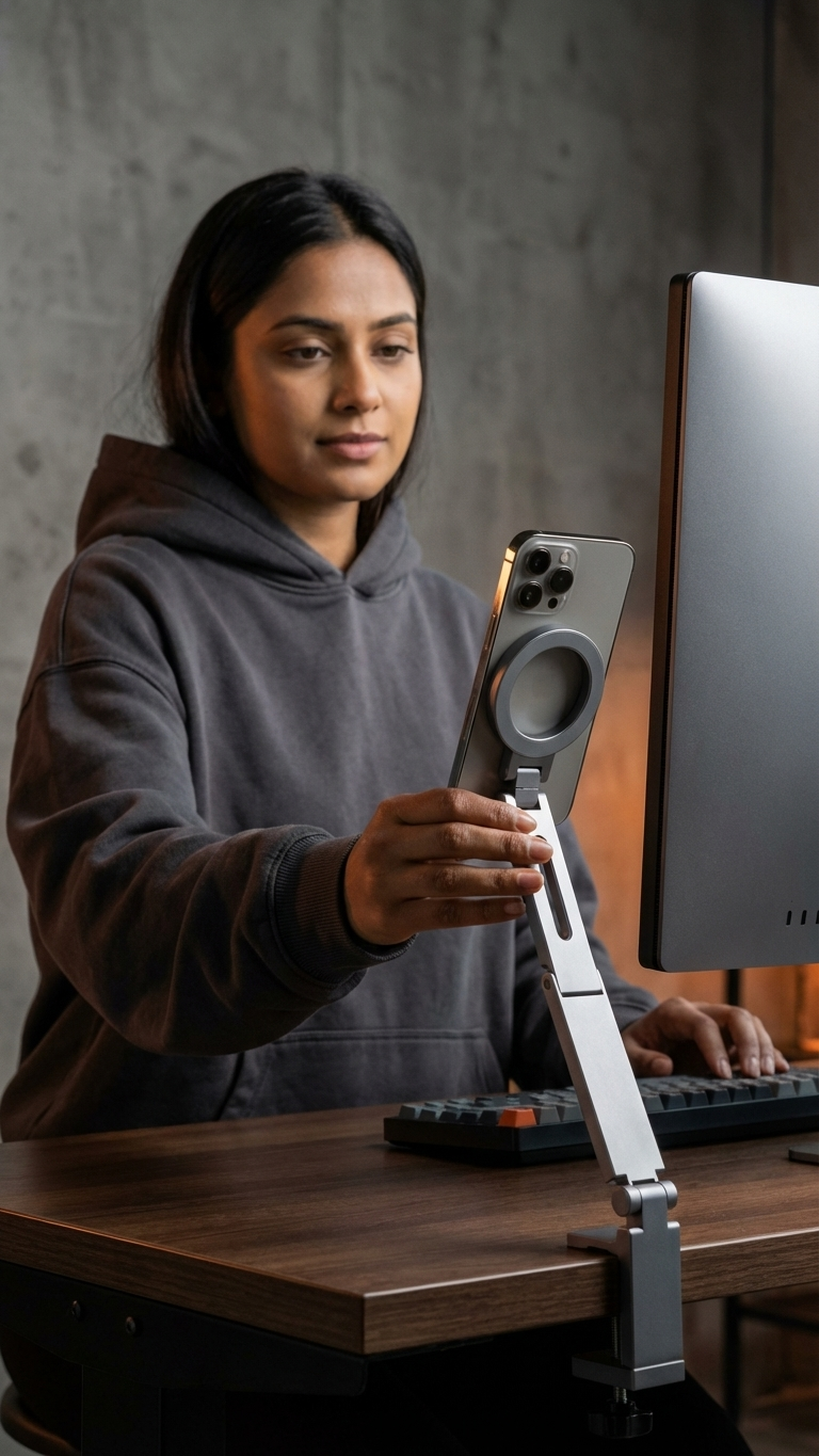 Magnetic Desktop Phone Holder
