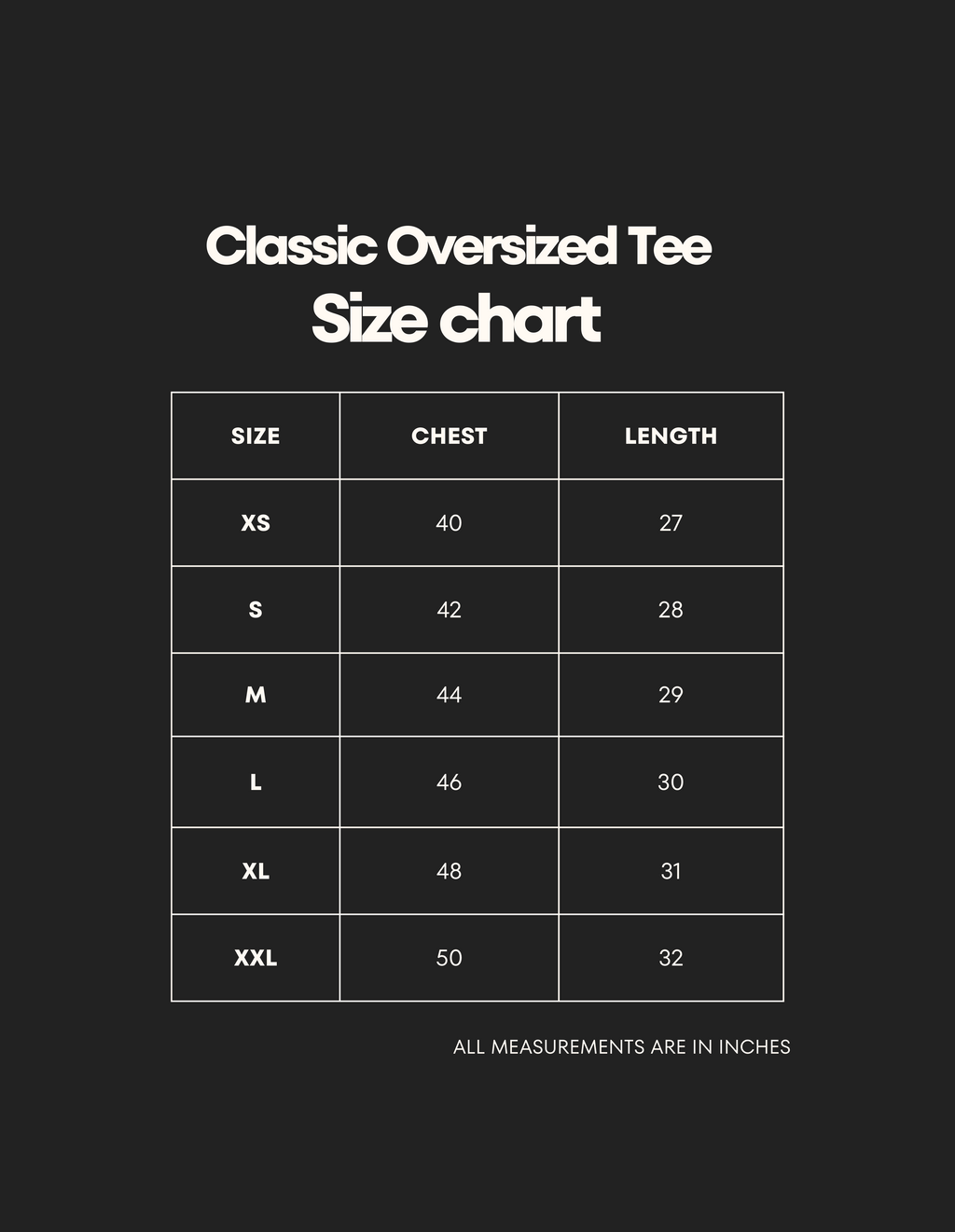 Unisex Oversized Classic T-Shirt