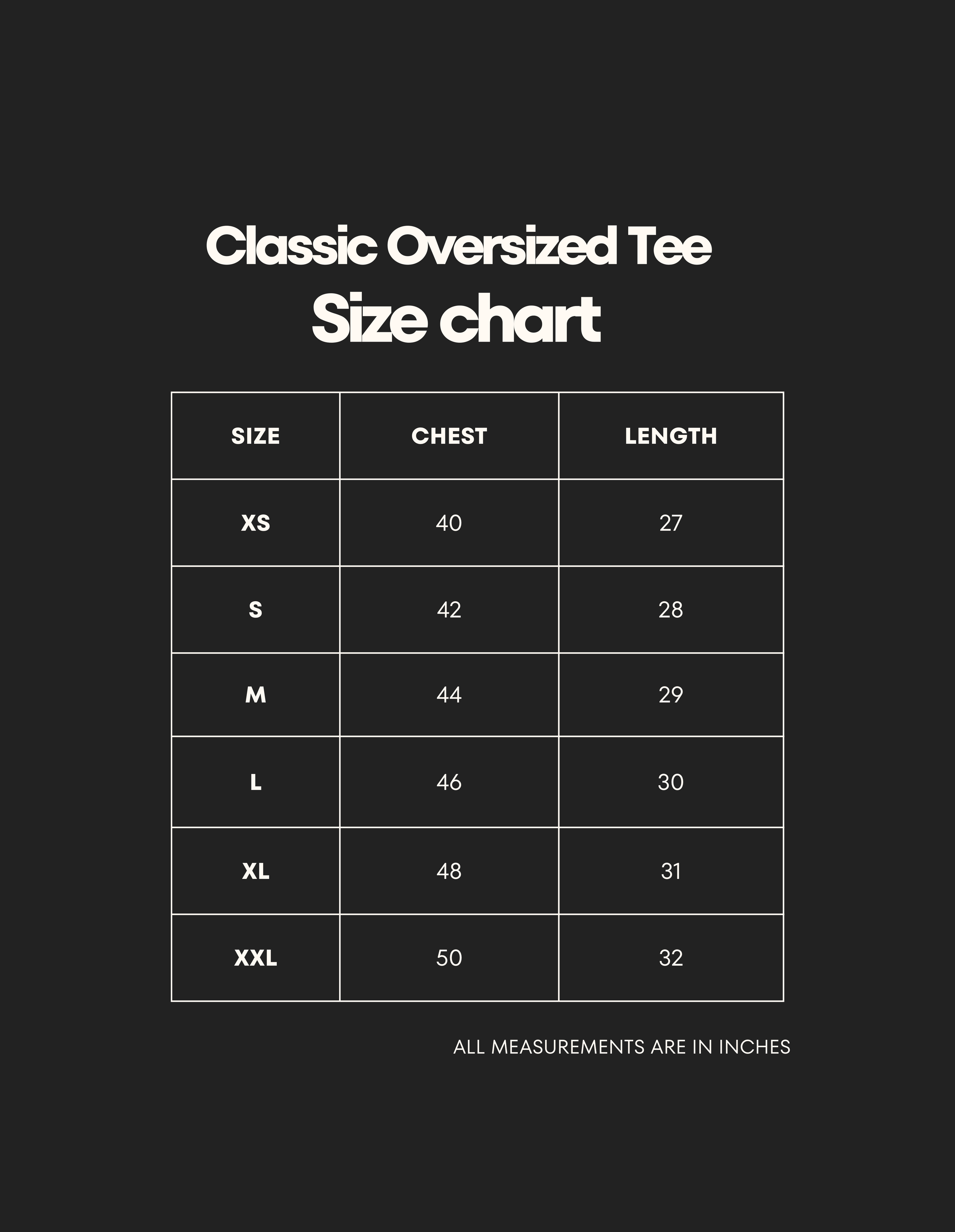 Unisex Oversized Classic T-Shirt