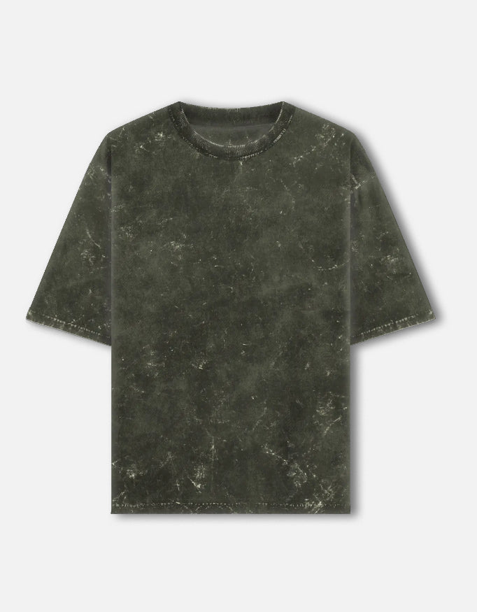 Unisex Acid Washed Oversized T-shirt