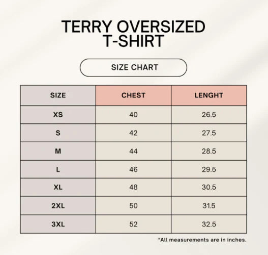 Unisex Terry Oversized - Trouble