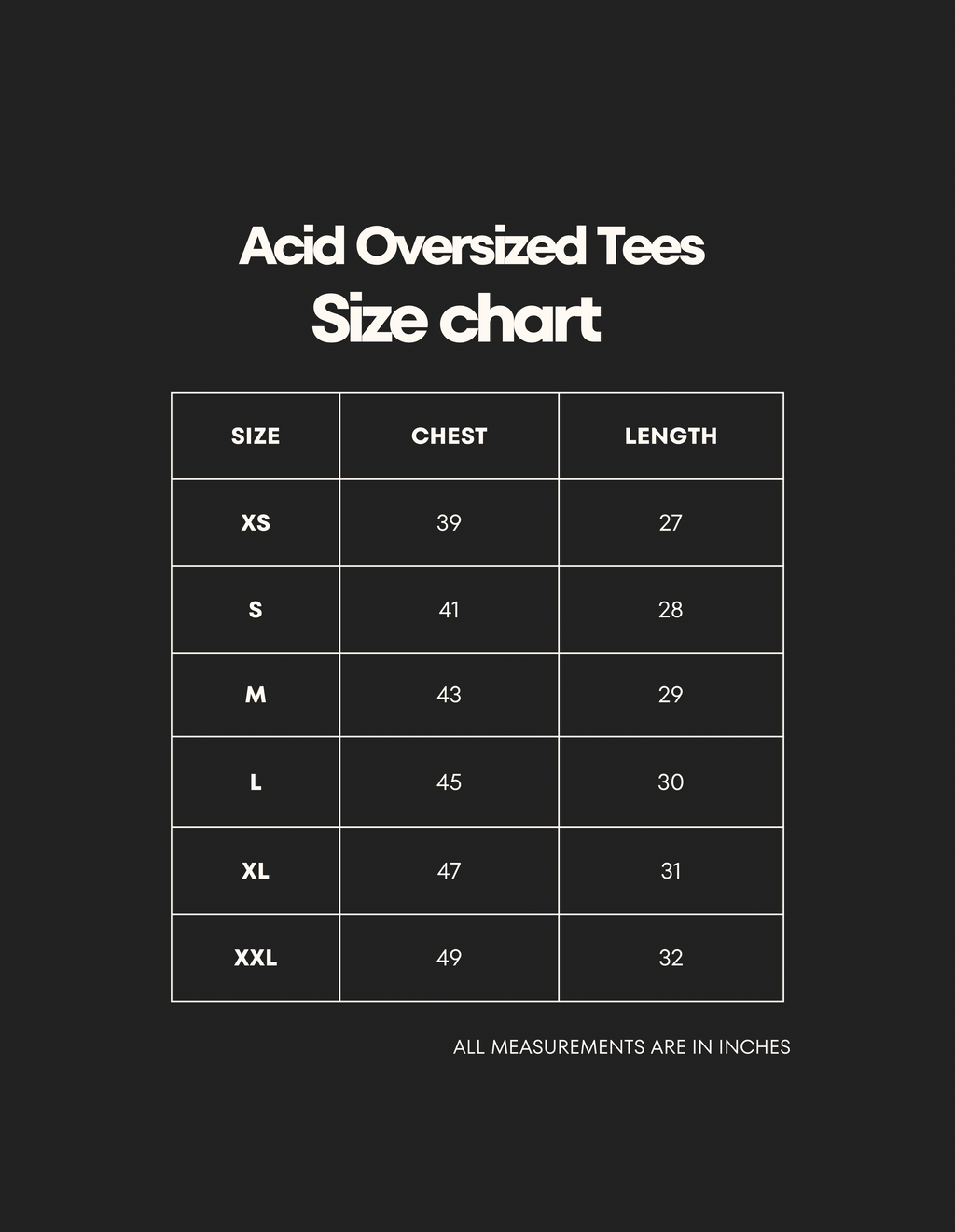 Unisex Acid Washed Oversized Tee