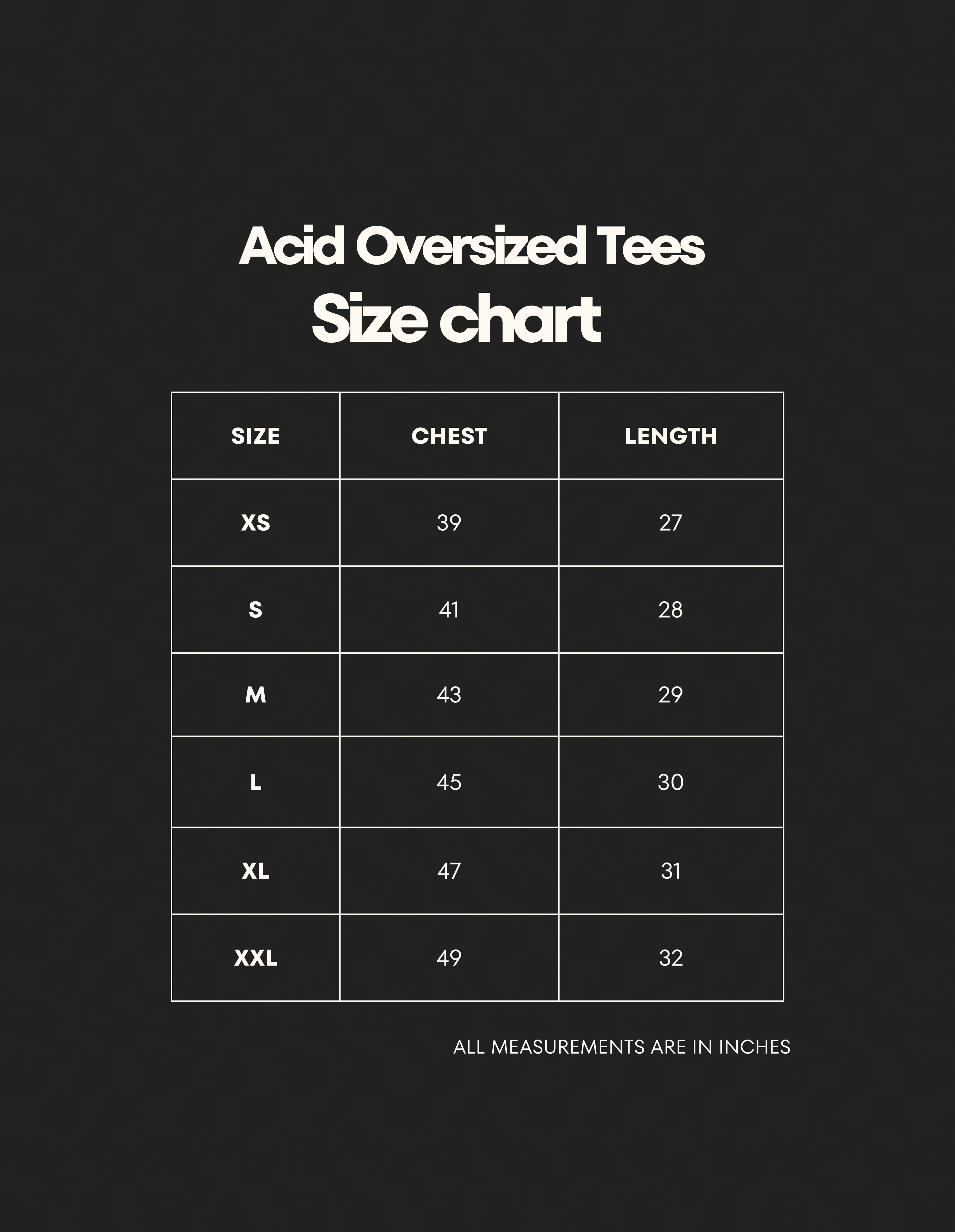 Unisex Acid Washed Oversized Tee