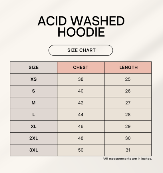 Acid Washed Hoodie -Navy Blue